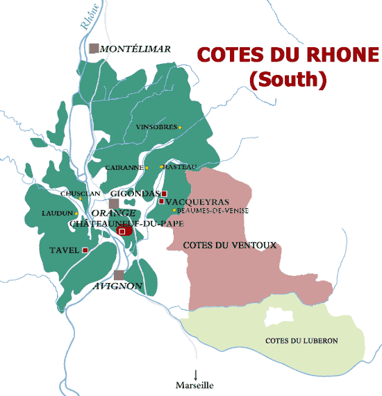 Côtes du Rhône sud seconda parte: Châteauneuf-du-Pape ed altre meraviglie